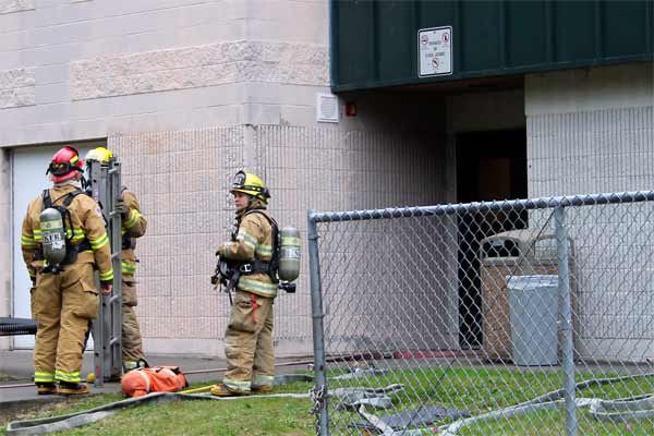 North Kitsap Fire & Rescue crews responded to a fire at Kingston Middle School the morning of Nov. 13.  The school was evacuated while firefighters finished extinguishing the fire