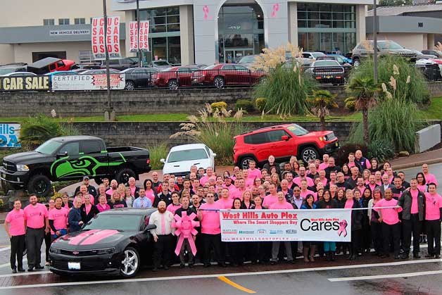 West Hills Auto Plex raised thousands of dollars to assist in cancer research.