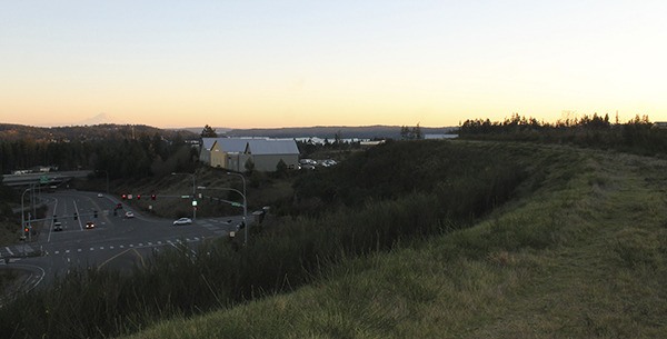 The view from the proposed site of Vista Park.