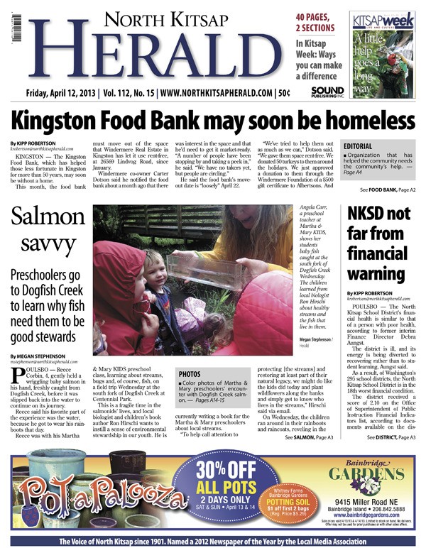 The April 12 North Kitsap Herald: Two sections