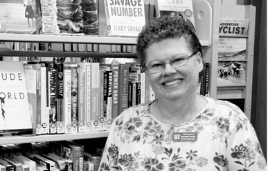 Suzanne Jones will retire from the Little Boston Library next week. A celebration in her honor will begin at 3:30 p.m. Aug. 19 in the library off Little Boston Road.
