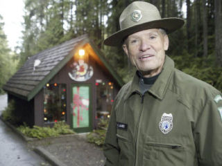 Mike James stands in front of the ranger station at Scenic Beach State Park in Seabeck. He retired in the spring after spending 35 years as the only head ranger at the park.