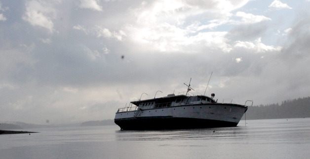 The Queen of Sheba has been towed to the Port of Bremerton until its owners can meet conditions set by the Department of Natural Resources.