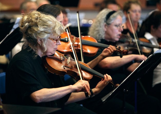 The Poulsbo Community Orchestra celebrates its first anniversary in April. It continues to grow as it enters its second year.