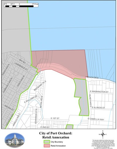 Map of the new Retsil Annexation