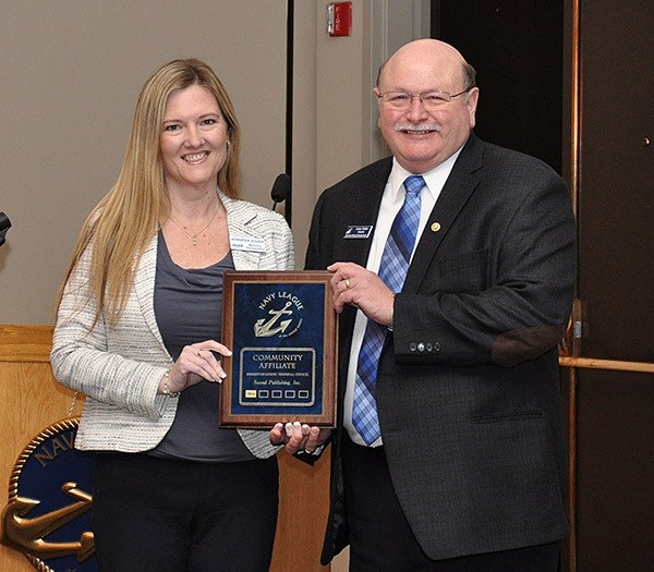 The Bremerton-Olympic Peninsula Council of the Navy League of the United States recently welcomed Sound Publishing as a Community Affiliate during their Jan. 13 luncheon. Jennifer Zuver