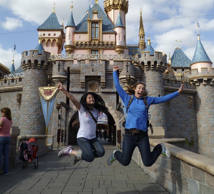 Annie and I soak in the excitement at Disneyland Feb. 29 as the park was kept open for 24 hours straight in celebration of Leap Day.