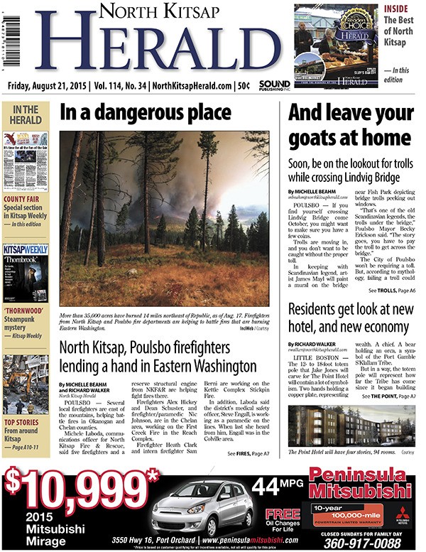 The Aug. 21 North Kitsap Herald: 72 pages in four sections. This edition