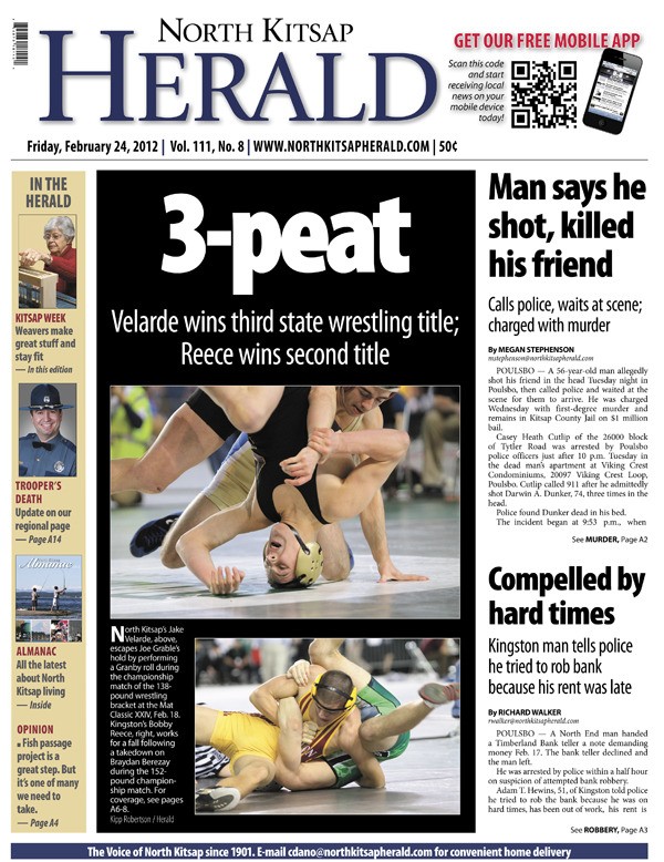 The Feb. 24 North Kitsap Herald is a big one — Five sections: Local news