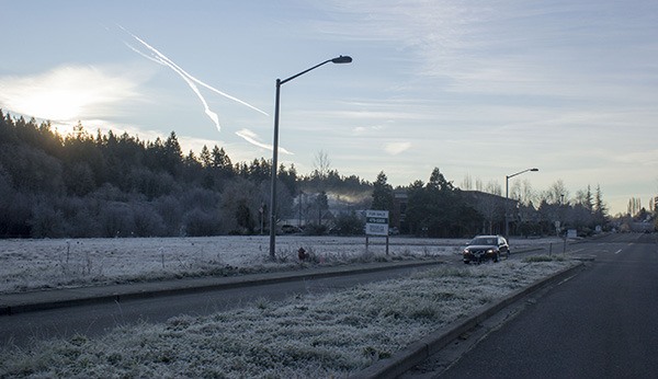 Roads were frosty Dec. 31 as temperatures dipped below freezing