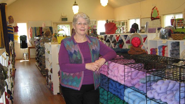 Linda Johnson likes to knit and made a career out of it with her Old Town knitting store.