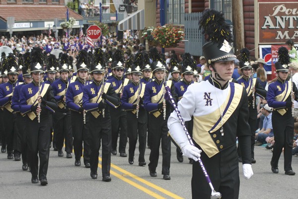 The North Kitsap Marching Band performs annually in the Viking Fest Parade. In January