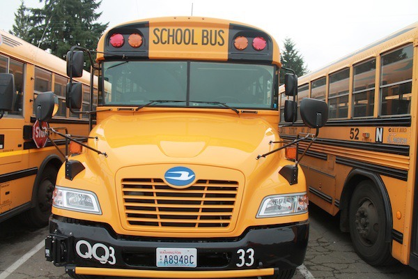 South Kitsap School District added four propane-powered buses to its fleet after the winter break. Jay Rosapepe