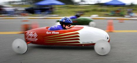 Soap box derby super stock racer Ryan Wixson