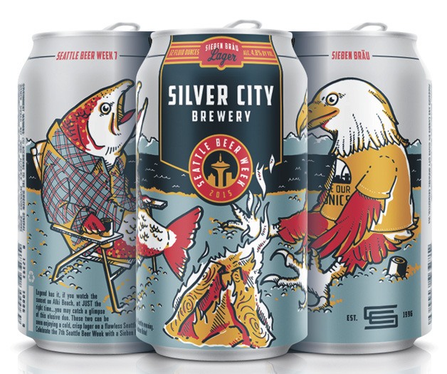 Silver City Brewery’s limited release Sieben Brau is the official beer of the Seattle Beer Week