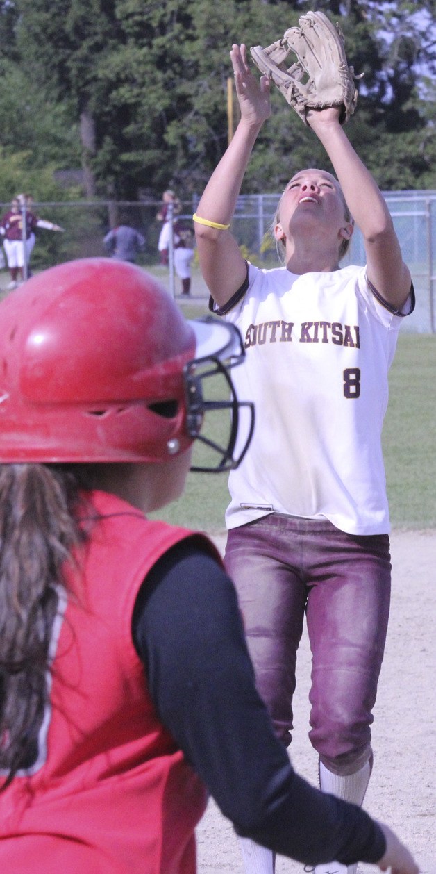 South Kitsap senior Ericka Hobson went 2 for 4 with two RBI to help the Wolves to a 6-4 win Friday against Union in the Class 4A West Central District Tournament at Sprinker Recreation Center in Tacoma. South defeated Skyview