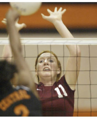 Stephanie Osterdahl returned to Port Orchard as a sophomore after four years in Georgia and now is one of the Wolves’ top volleyball players.