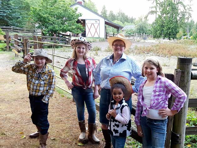 Members of Evergreen Lutheran Church in Seabeck are getting ready for “Barnyard Roundup” Vacation Bible School to be held August 1-5th.  Pictured