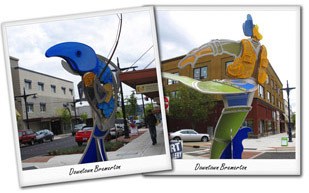 New statues in downtown Bremerton have sparked a debate about public art in Kitsap.