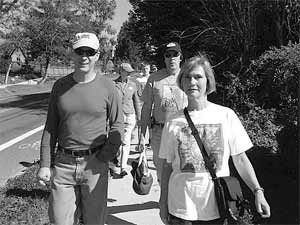 CROP participants Jeff Brown and Nancy Quitslund from last year’s event are preparing for the Bainbridge Island event this Sunday. The walk will begin at 2 p.m. at the Eagle Harber Congregational Church.