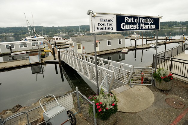 Weekdays were quiet at the Port of Poulsbo this summer