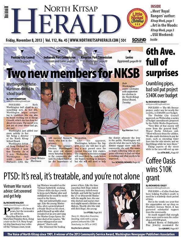 The Nov. 8 North Kitsap Herald: 44 pages in two sections