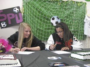 CK teammates Brandi Hamre and Jordan King