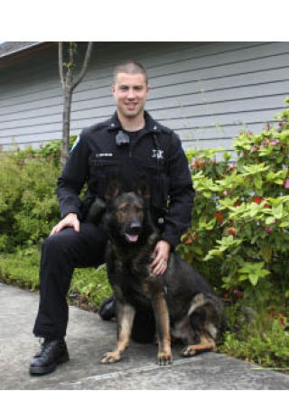 Deputy Joe Hedstrom and his K-9 partner