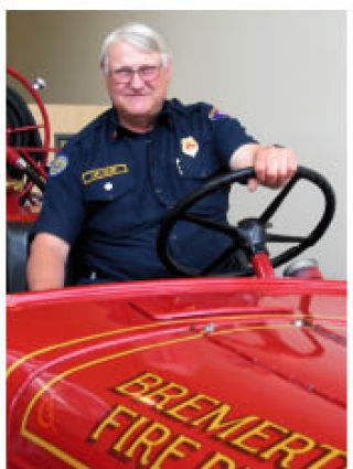 Capt. Paul Golnik celebrated his 38th year with the Bremerton Fire Department in June. Not only does he hold the record as the firefighter with the most seniority