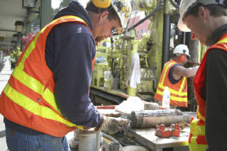 Bay Street seems an unusual spot for an archaeological excavation