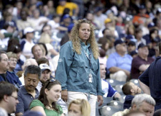 SKHS swim coach Tami-Lester Dame’s part-time job as an usher at Safeco Field for Mariner games keeps her close to the action.