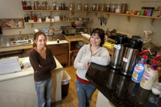Appletree Deli opened shop recently under the management of Janae Carlson and Amber Harrington. The deli serves breakfast and has a variety of menu items for downtown diners.