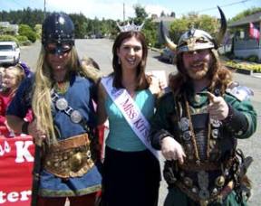 Viking Fest was one of many appearances Miss Kitsap 2007 Megan Hornbuckle made during her reign as county royalty.