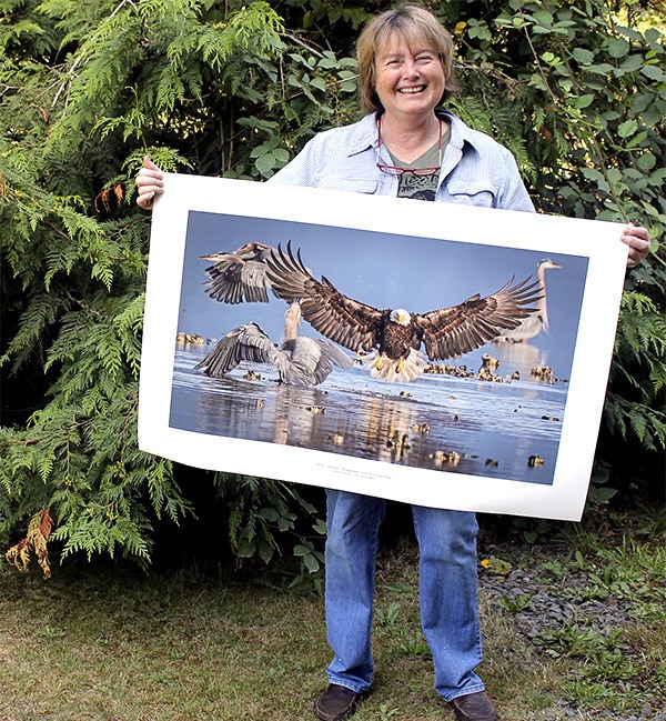 Bonnie Block with her award-winning image.