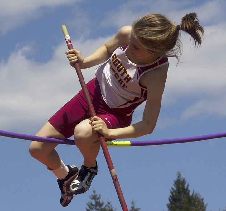 South Kitsap senior Monica Smith finished eighth in the pole vault at 9 feet