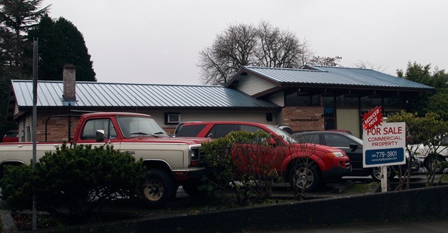 Poulsbo's old police station now sits vacant on Hostmark Street