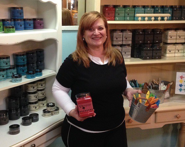 Karen Johnson says Shabulous will carry a Texas-based paint product.