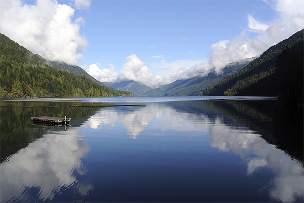 Lake Crescent is known for its clear