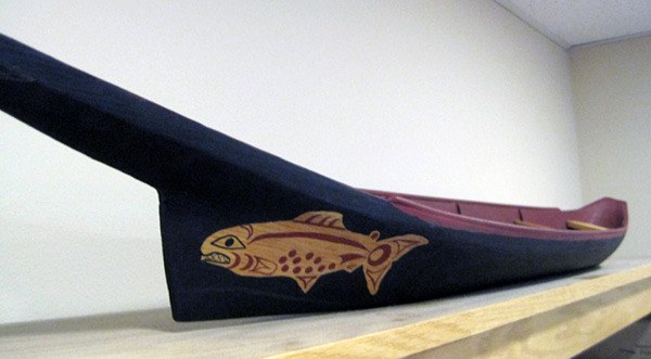 A Coast Salish canoe by Lloyd Fulton