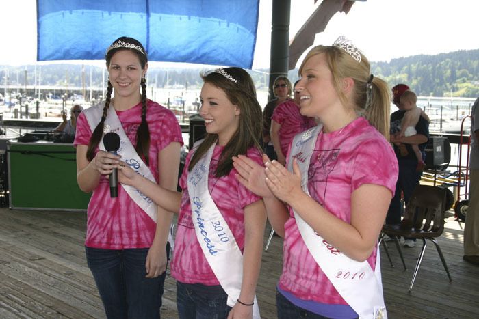 From left: Princess Kelsey Moss