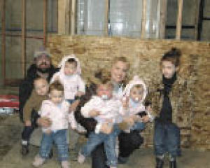 Mike and Courtnee Stevenson and their six children continue working toward a home of their own.