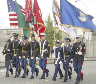 The Armed Forces Day Parade is scheduled to take place in downtown Bremerton this morning.