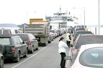 The Southworth/Vashon/Fauntleroy route of the Washington State Ferries was back to a three-boat schedule Feb. 5 with the return of the Chelan.