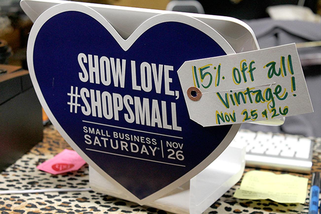 Shop at locally owned businesses in your community on Small Business Saturday, Nov. 26.                                Michelle Beahm / Kitsap News Group