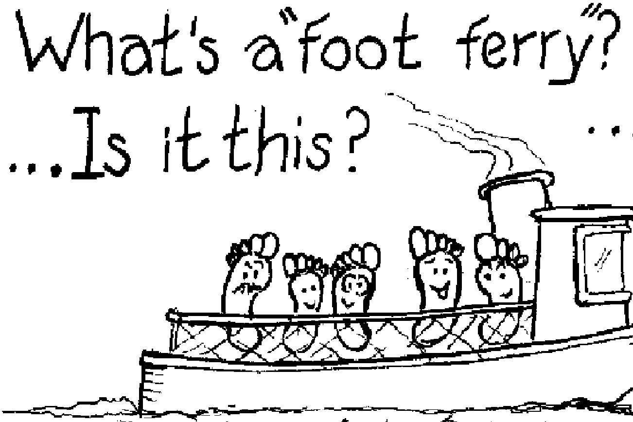 November FerryFare cartoon is created by Walt Elliot.