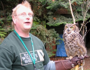 Kingston Celebrates Earth Day April 21 centered around Stillwaters Environmental Education Center’s EcoFest. A visitor there included the great horned owl above