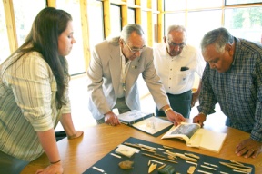 Tribe digs up artifact donation