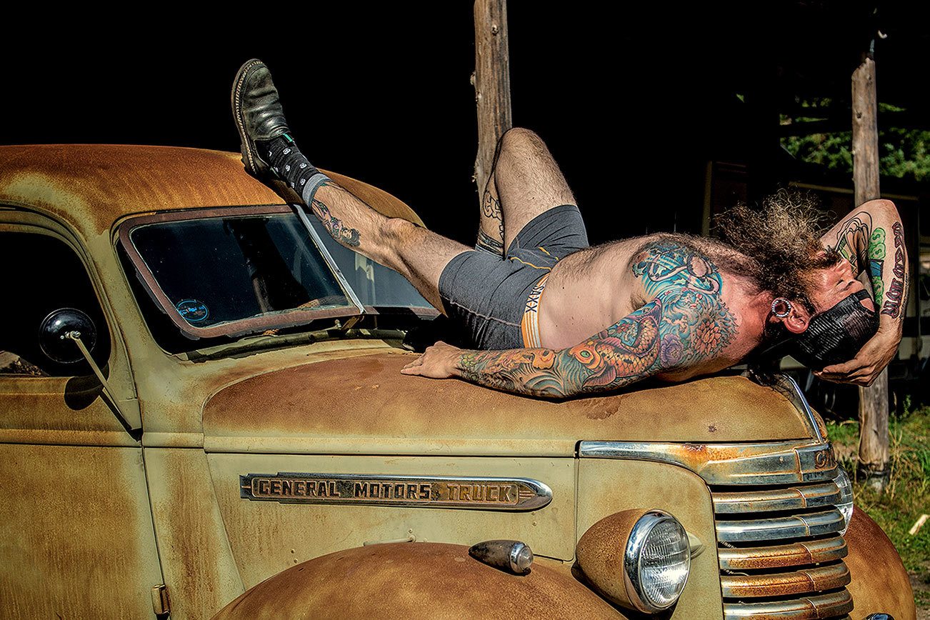 Mayor “Chris” Harris is one of the models in Elaine Turso’s Dudes Against Human Trafficking calendar, available through elainetursophotography.com/fundraising.                                Elaine Turso Photography