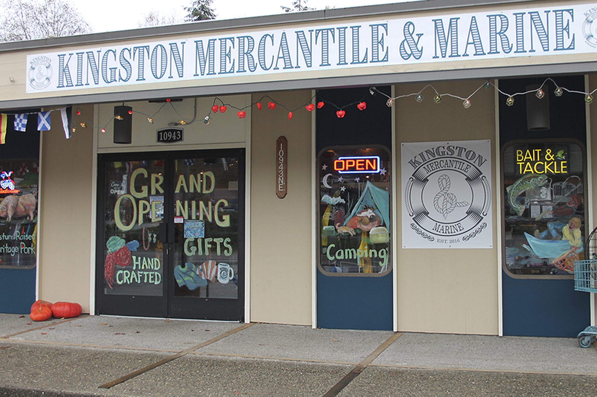 Kingston Mercantile & Marine opened recently as a outdoors and gift shop. Leslie Kelly/ Kitsap News Group