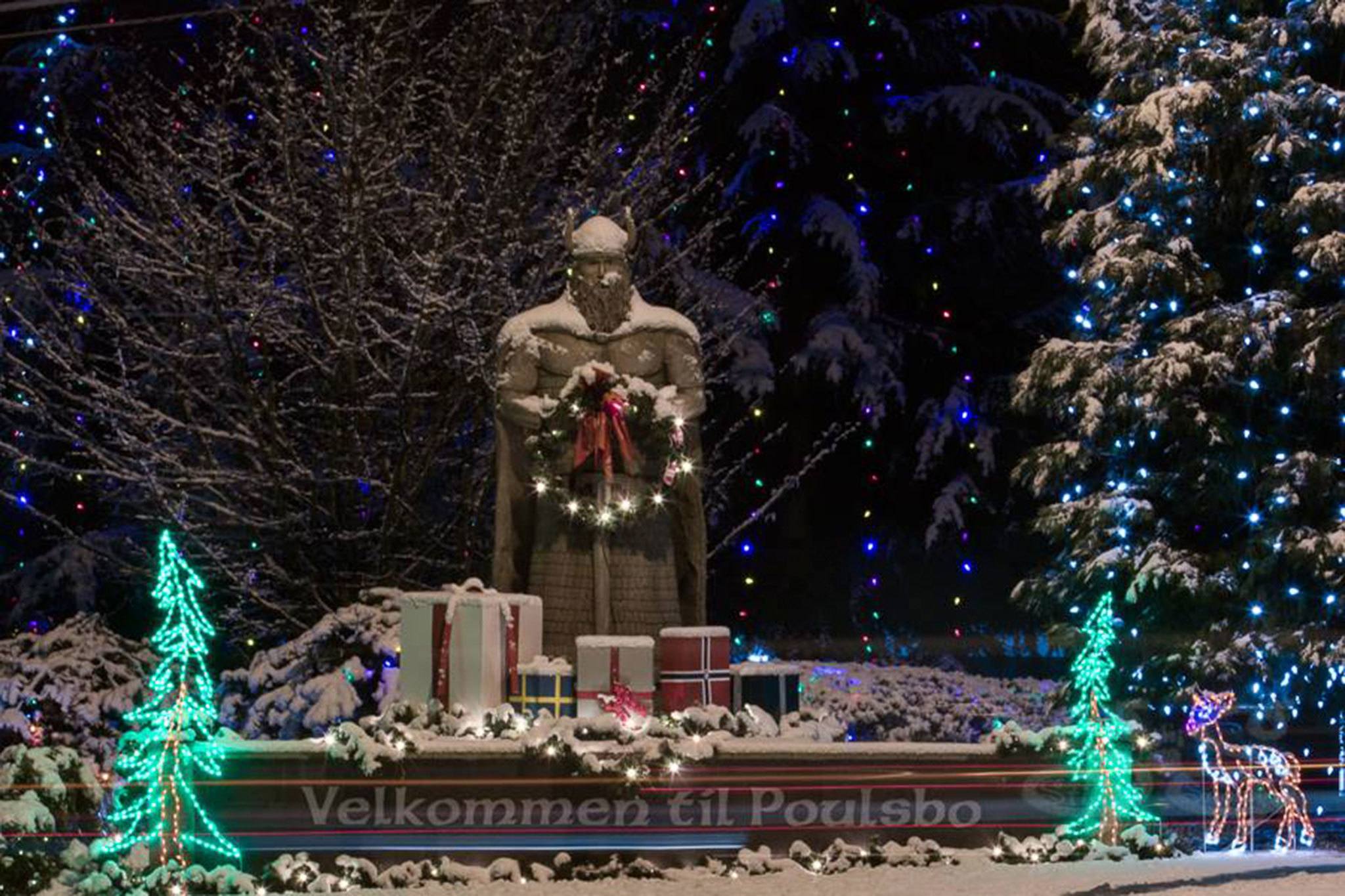 “White Christmas for Poulsbo Viking,” by Cindee Still